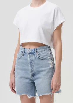AGOLDE Aiden Tee In White Store