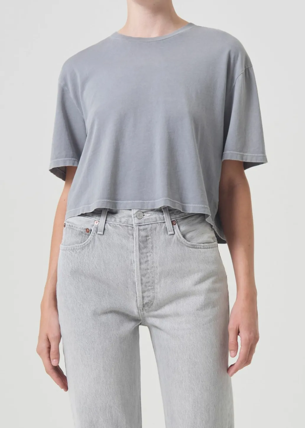 AGOLDE Anya Tee In Shark Shop
