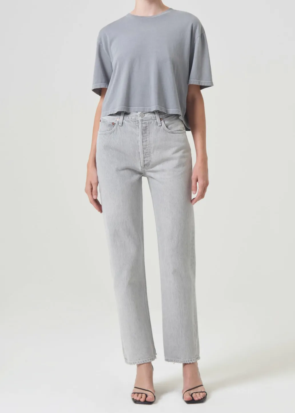 AGOLDE Anya Tee In Shark Shop