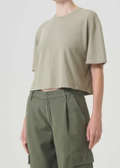 AGOLDE Anya Tee In Snail New
