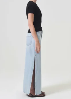 AGOLDE Astrid Slice Skirt In Fragment Sale
