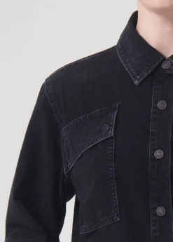 AGOLDE Beck Shirt Jacket In Intense Fashion