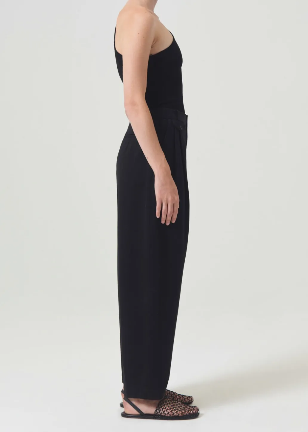 AGOLDE Becker Chino In Black Flash Sale