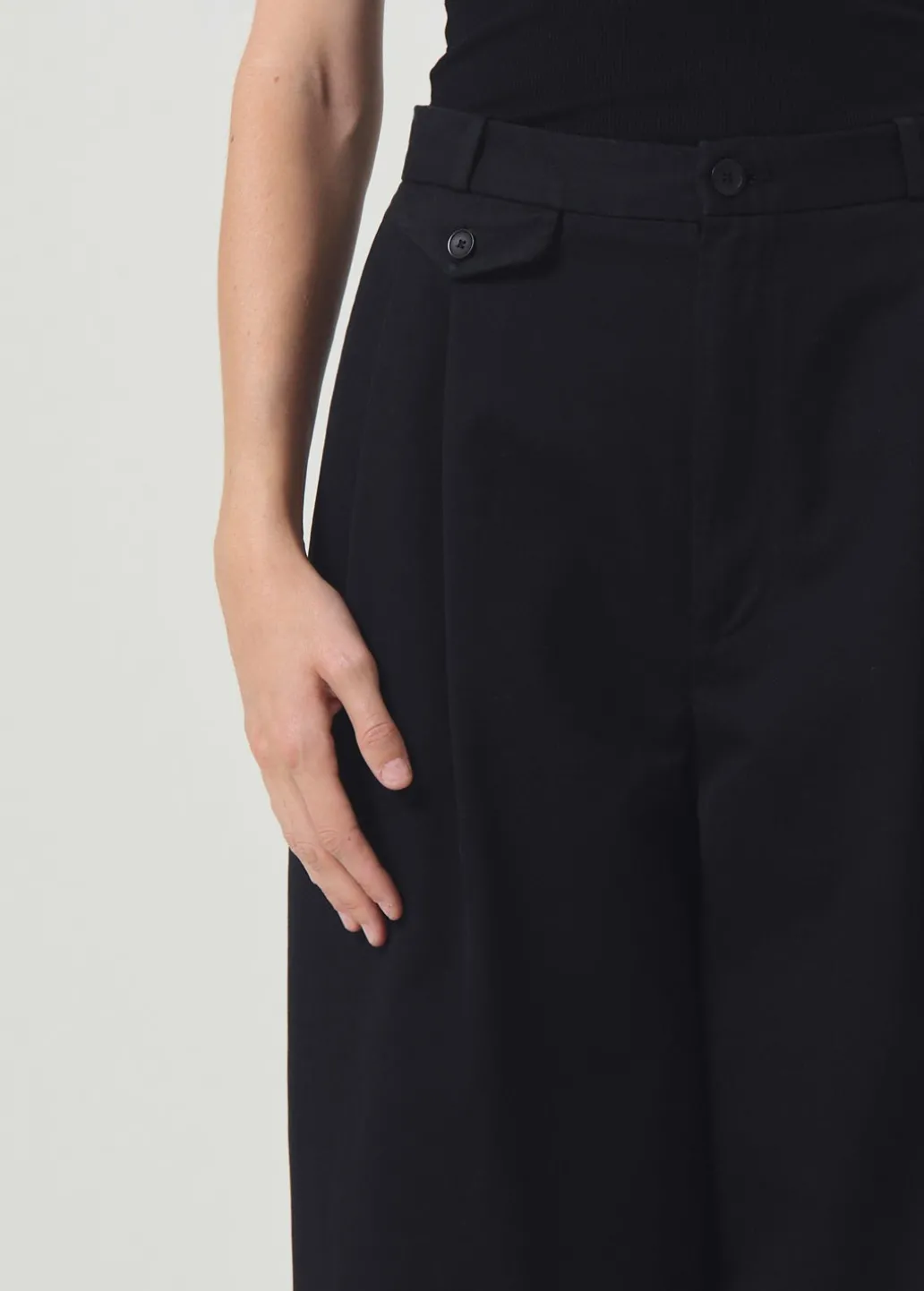 AGOLDE Becker Chino In Black Flash Sale