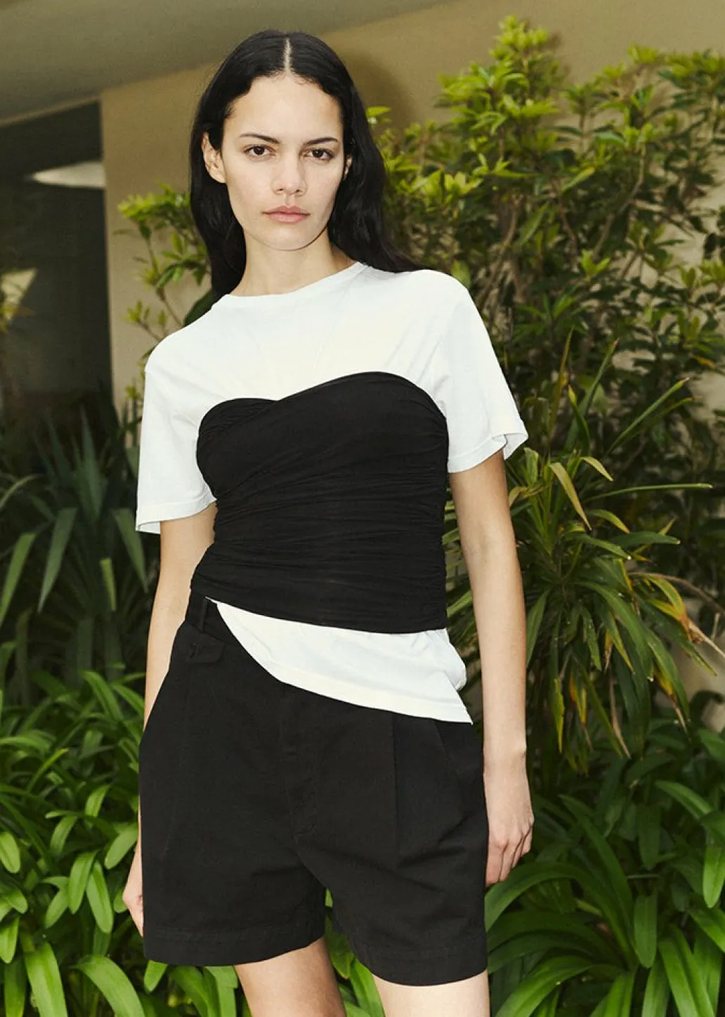 AGOLDE Becker Short In Black Best Sale