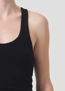 AGOLDE Bianca Tank In Black Cheap