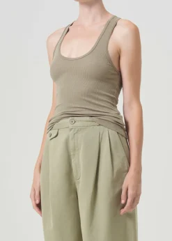 AGOLDE Bianca Tank In Snail Flash Sale