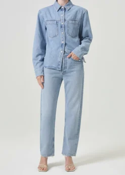 AGOLDE Brigid Shirt In Stir Sale