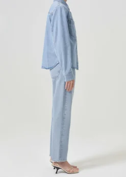 AGOLDE Brigid Shirt In Stir Sale