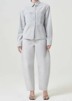 AGOLDE Brigid Shirt In Tarnish Outlet
