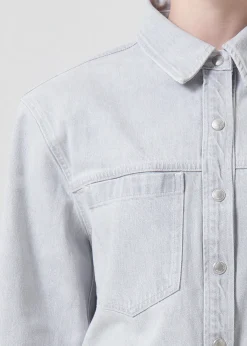 AGOLDE Brigid Shirt In Tarnish Outlet