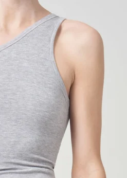 AGOLDE Brita Tank In Grey Heather Clearance
