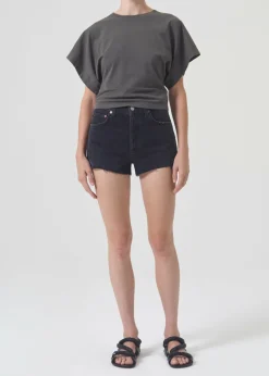 AGOLDE Britt Tee In Tyre Fashion