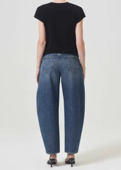 AGOLDE Bryce Shoulder Pad Tee In Black Sale