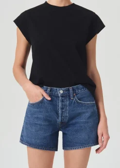 AGOLDE Bryce Tee In Black New