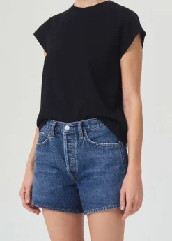 AGOLDE Bryce Tee In Black New