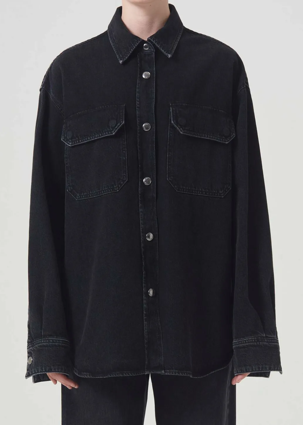 AGOLDE Camryn Shirt In Crushed New