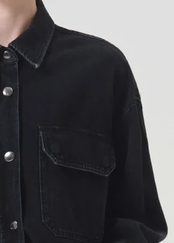 AGOLDE Camryn Shirt In Crushed New