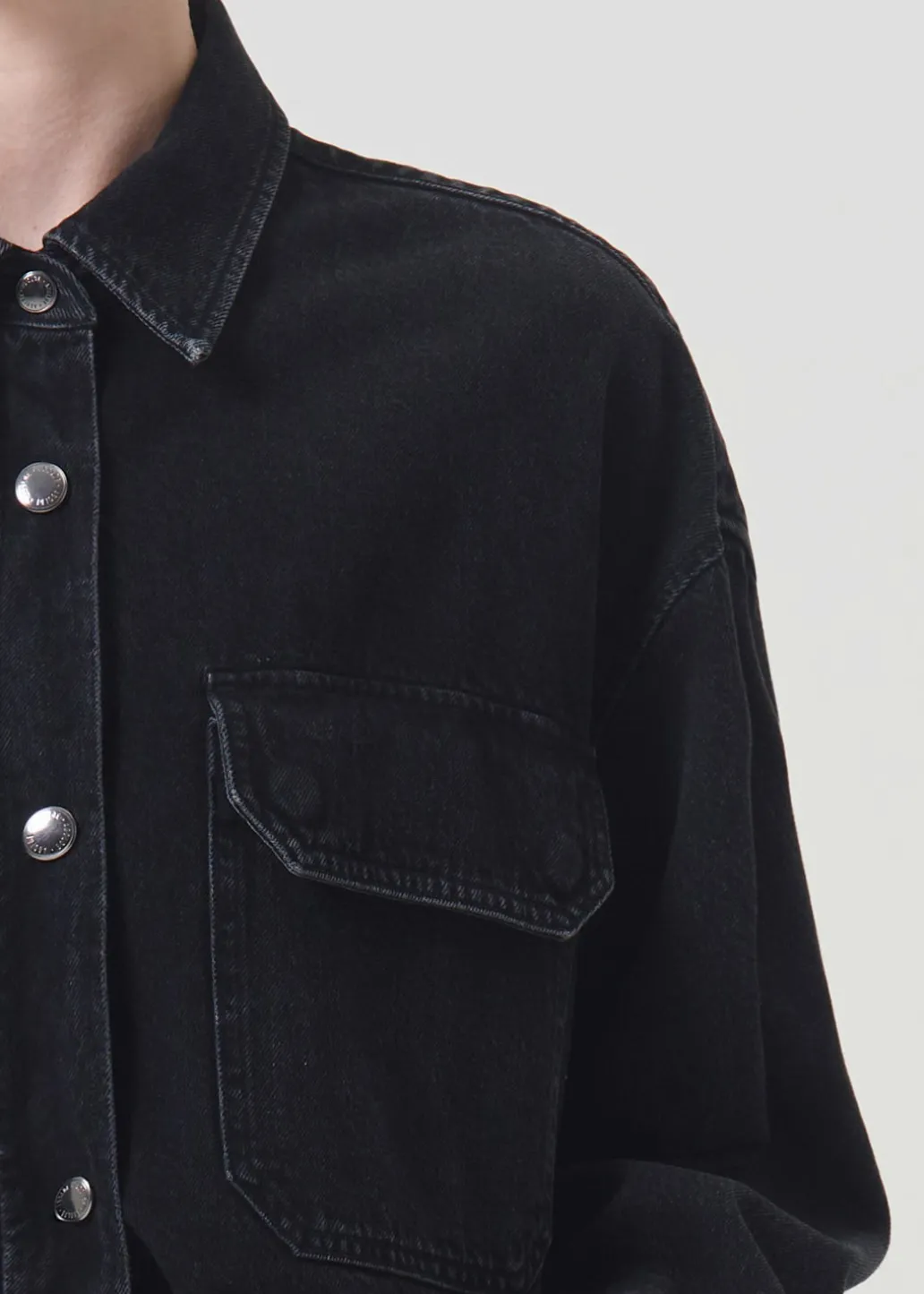AGOLDE Camryn Shirt In Crushed New