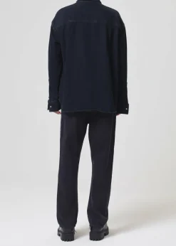 AGOLDE Camryn Shirt In Crushed Hot