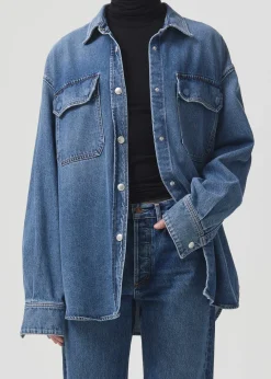 AGOLDE Camryn Shirt In Swing Best Sale