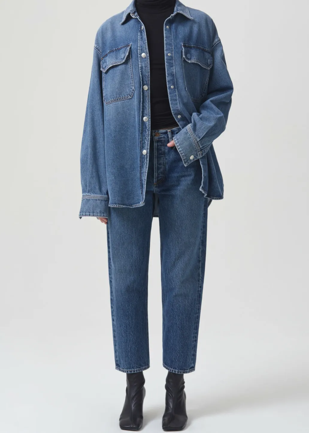 AGOLDE Camryn Shirt In Swing Best Sale