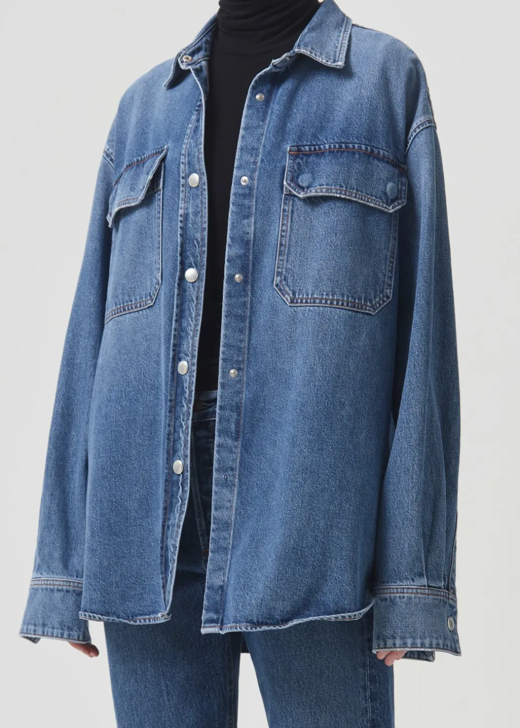 AGOLDE Camryn Shirt In Swing Best Sale