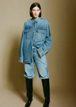 AGOLDE Camryn Shirt In Swing Best Sale