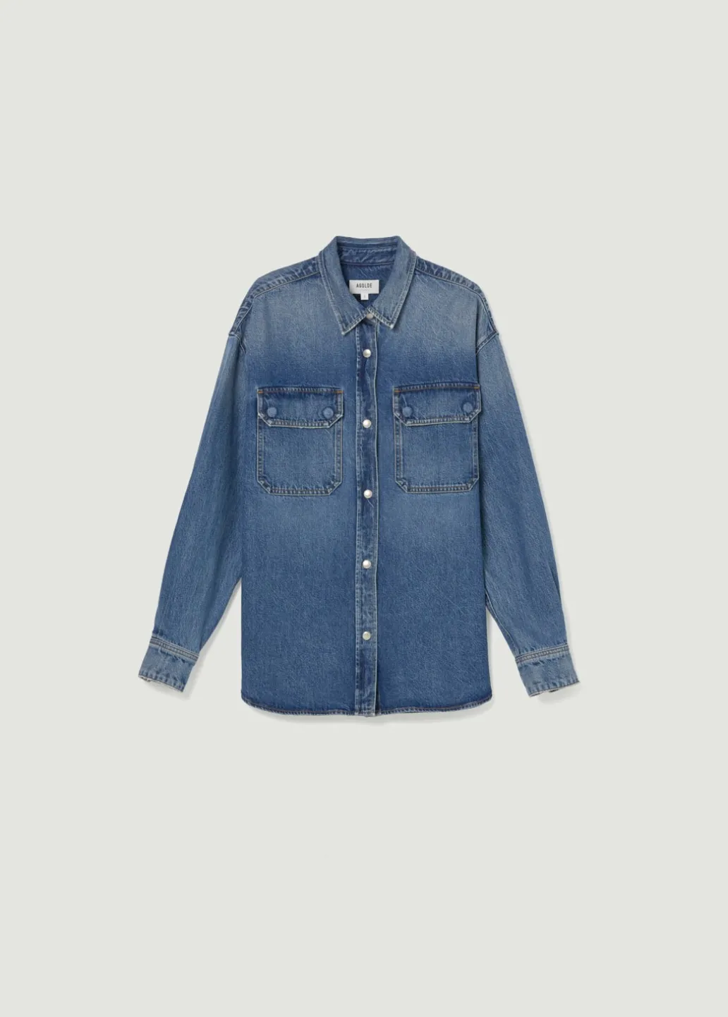 AGOLDE Camryn Shirt In Swing Best Sale