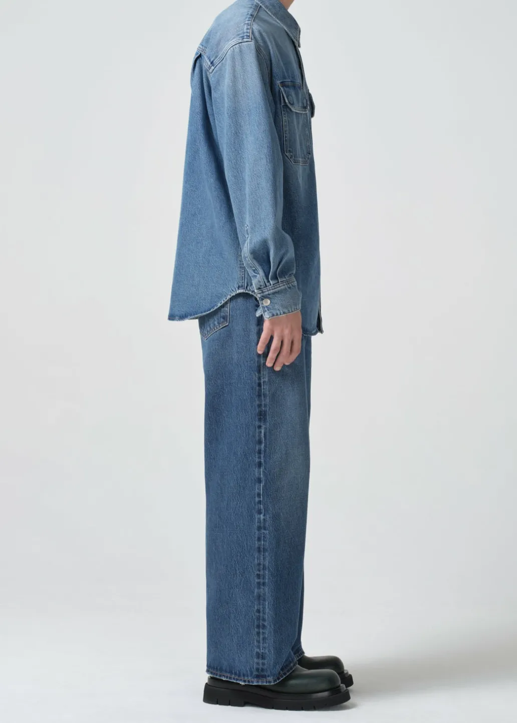 AGOLDE Camryn Shirt In Swing Cheap