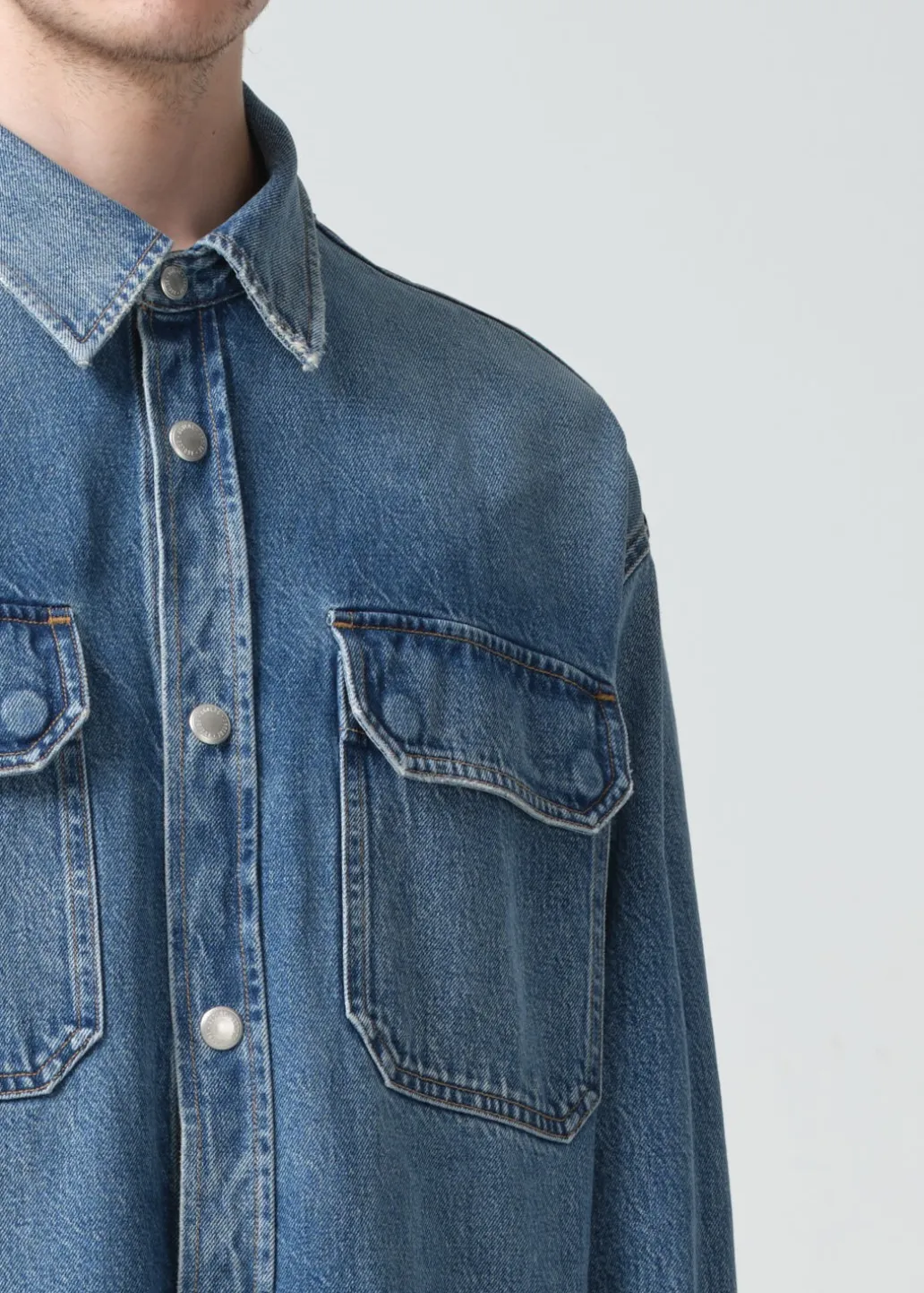 AGOLDE Camryn Shirt In Swing Cheap