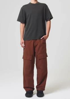 AGOLDE Casper Cargo In Carob Clearance
