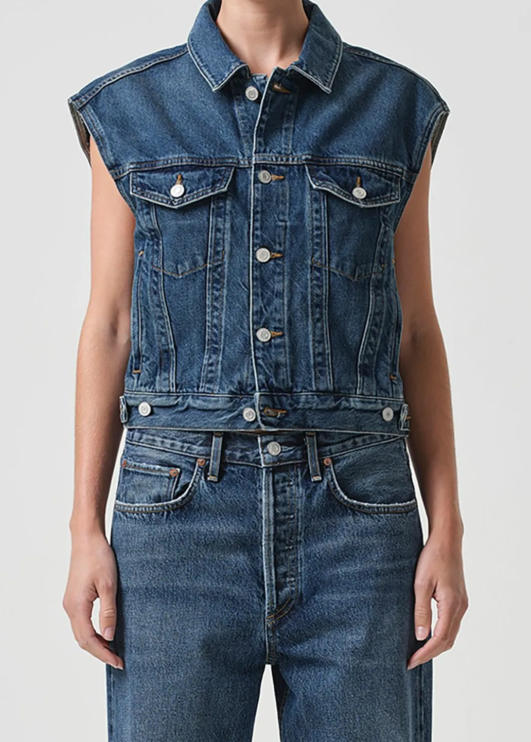 AGOLDE Charli Vest In Filter Best