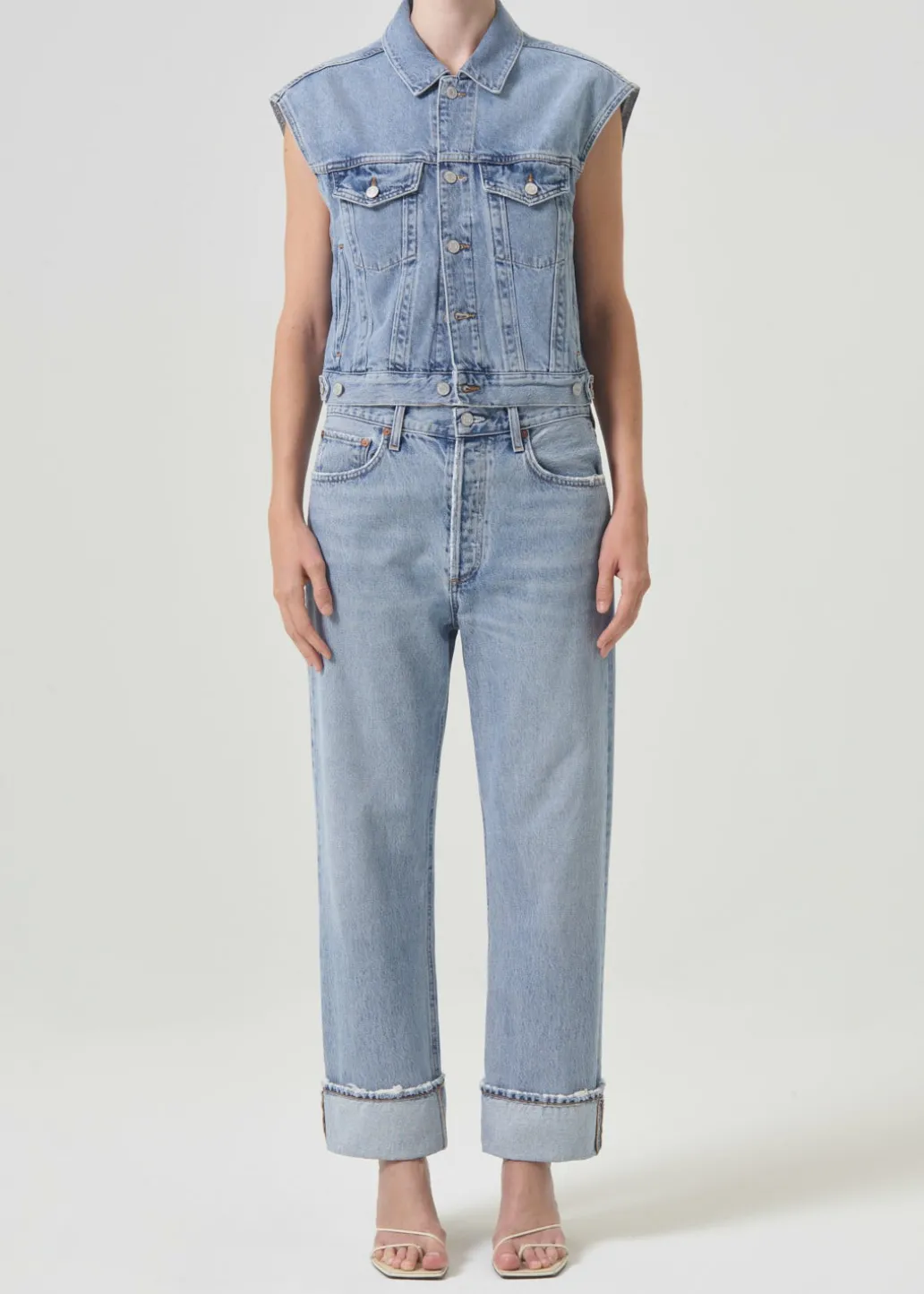 AGOLDE Charli Vest In Immortal Best