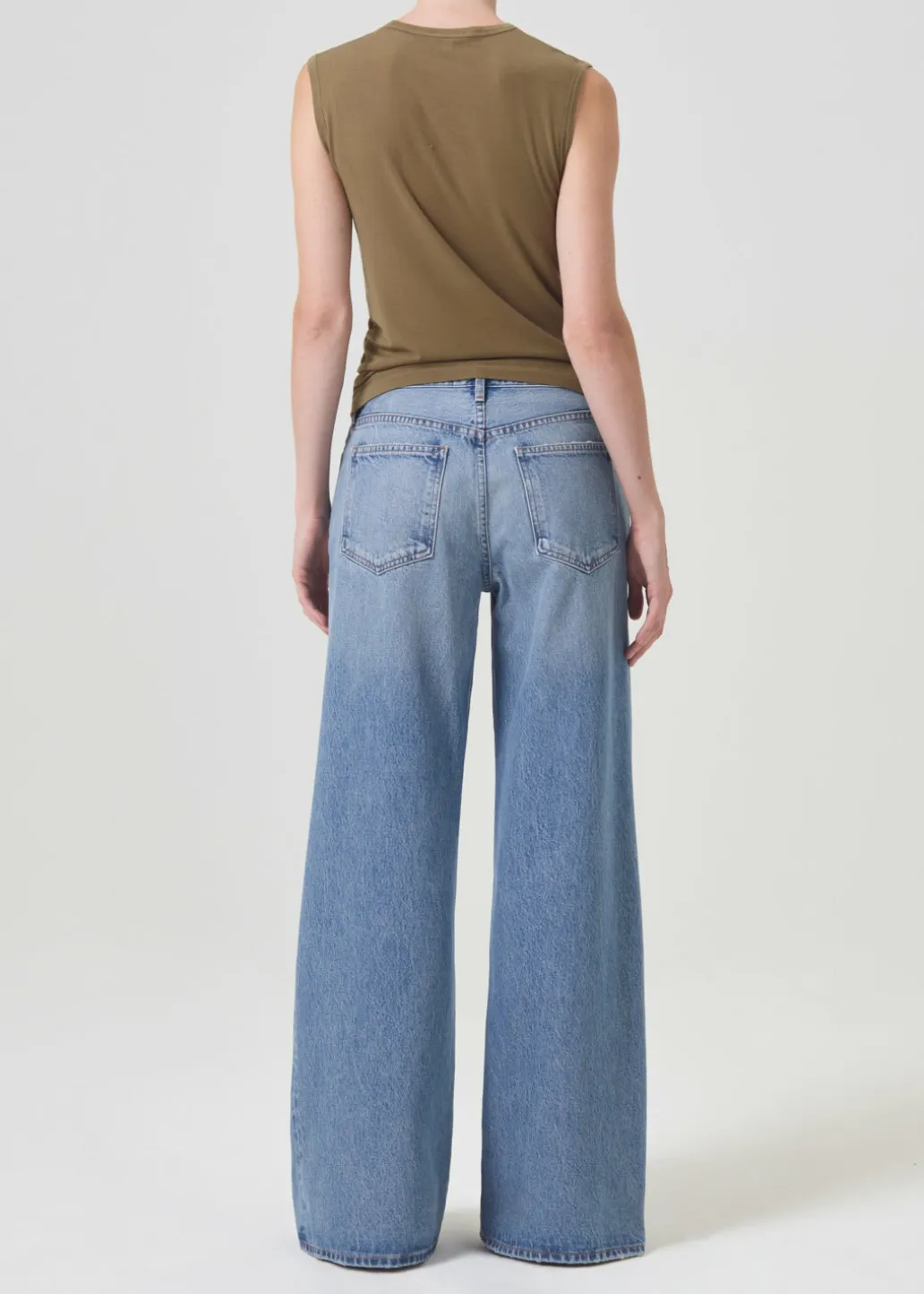 AGOLDE Clara Low Rise Baggy Flare In Signal Flash Sale