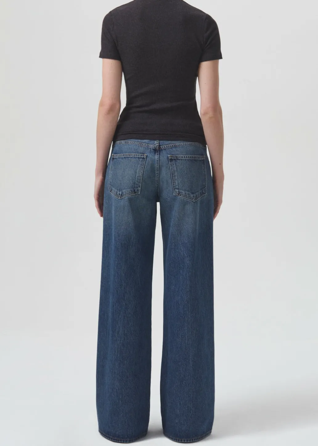 AGOLDE Clara Low Rise Baggy Flare In Noise Best Sale