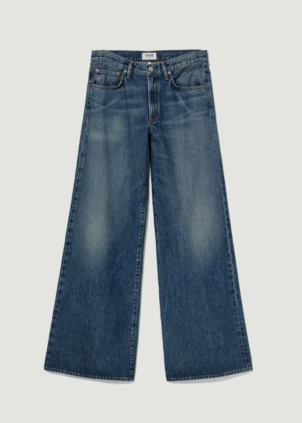 AGOLDE Clara Low Rise Baggy Flare In Noise Best Sale