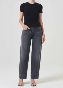 AGOLDE Criss Cross Upsized Jean In Synchronize Hot