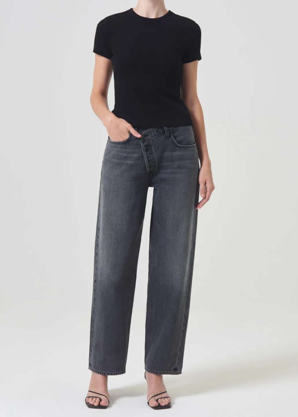AGOLDE Criss Cross Upsized Jean In Synchronize Hot