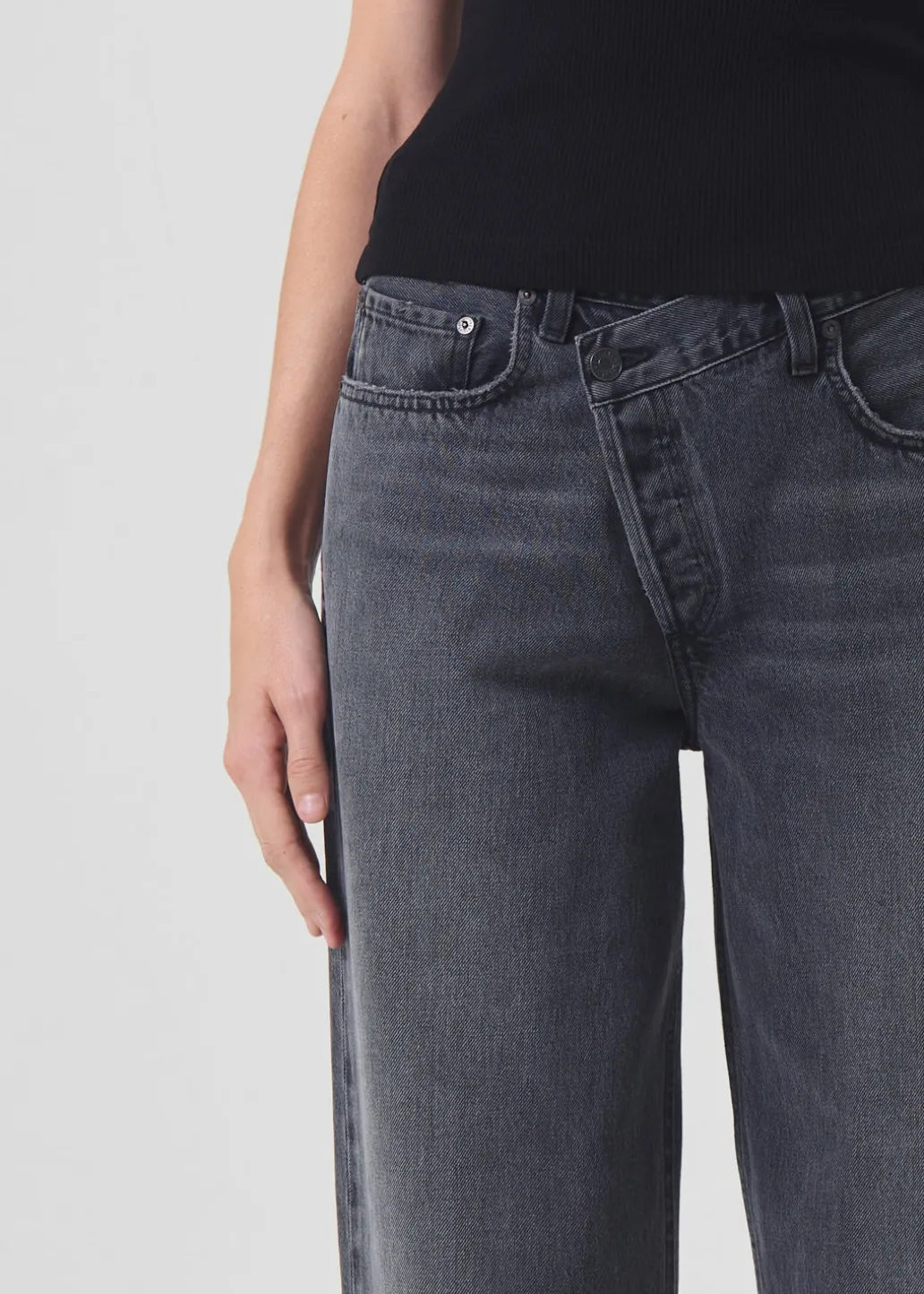 AGOLDE Criss Cross Upsized Jean In Synchronize Hot