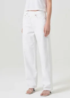 AGOLDE Criss Cross Upsized Jean In Milkshake Discount