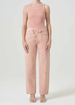 AGOLDE Criss Cross Upsized Jean In Pink Salt Outlet