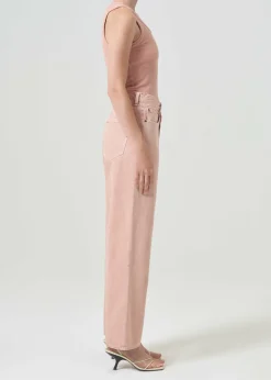 AGOLDE Criss Cross Upsized Jean In Pink Salt Outlet