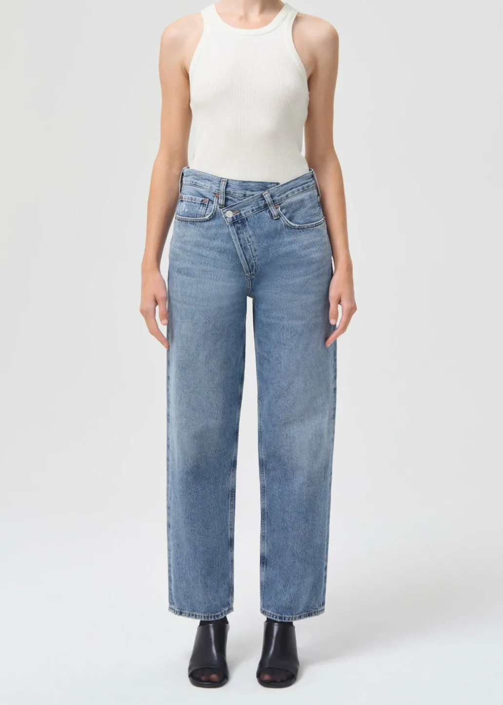 AGOLDE Criss Cross Upsized Jean In Eternal Flash Sale