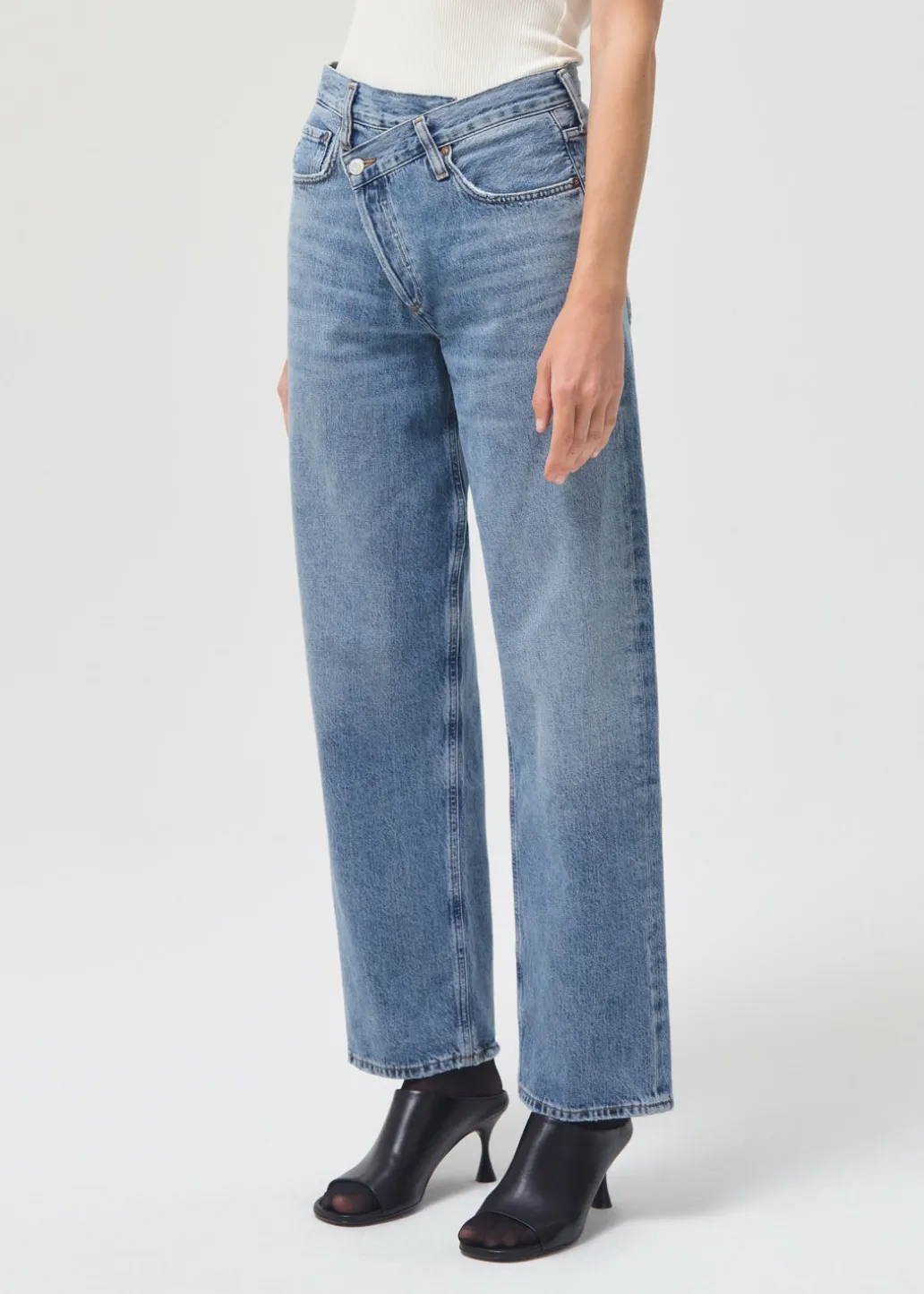 AGOLDE Criss Cross Upsized Jean In Eternal Flash Sale