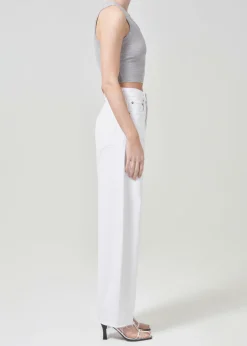 AGOLDE Cropped Poppy Scoop Neck Tank In Grey Heather Clearance