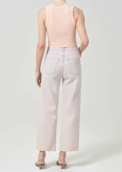 AGOLDE Cropped Poppy Scoop Neck Tank In Sprinkle Sale