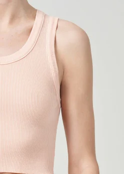 AGOLDE Cropped Poppy Scoop Neck Tank In Sprinkle Sale
