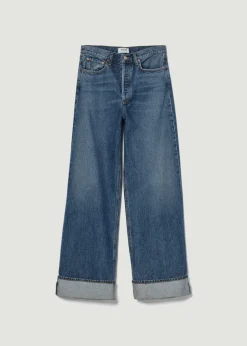 AGOLDE Dame High Rise Wide Leg In Control Discount