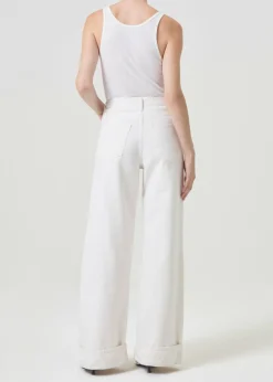 AGOLDE Dame High Rise Wide Leg In Fortune Cookie Flash Sale